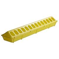 PLASTIC GROUND FEEDER YELLOW