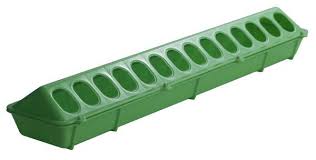 PLASTIC GROUND FEEDER LIME GREEN