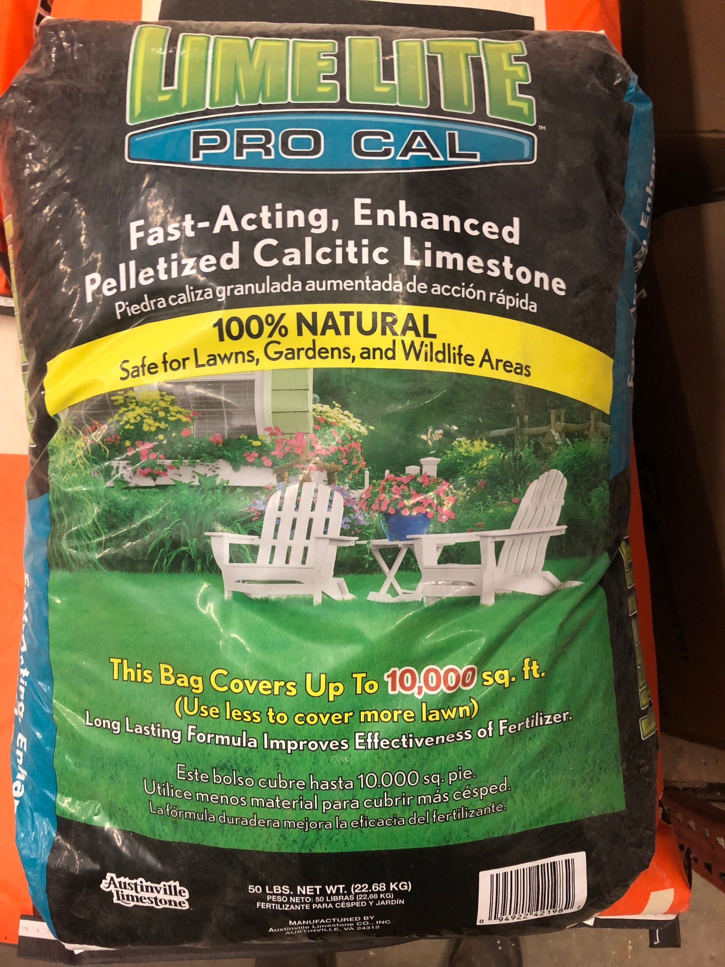 LIME LITE PRO CAL PELLET FAST-ACTING 50#