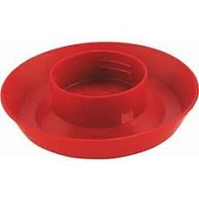 SCREW ON MASON JAR BASE RED QRT