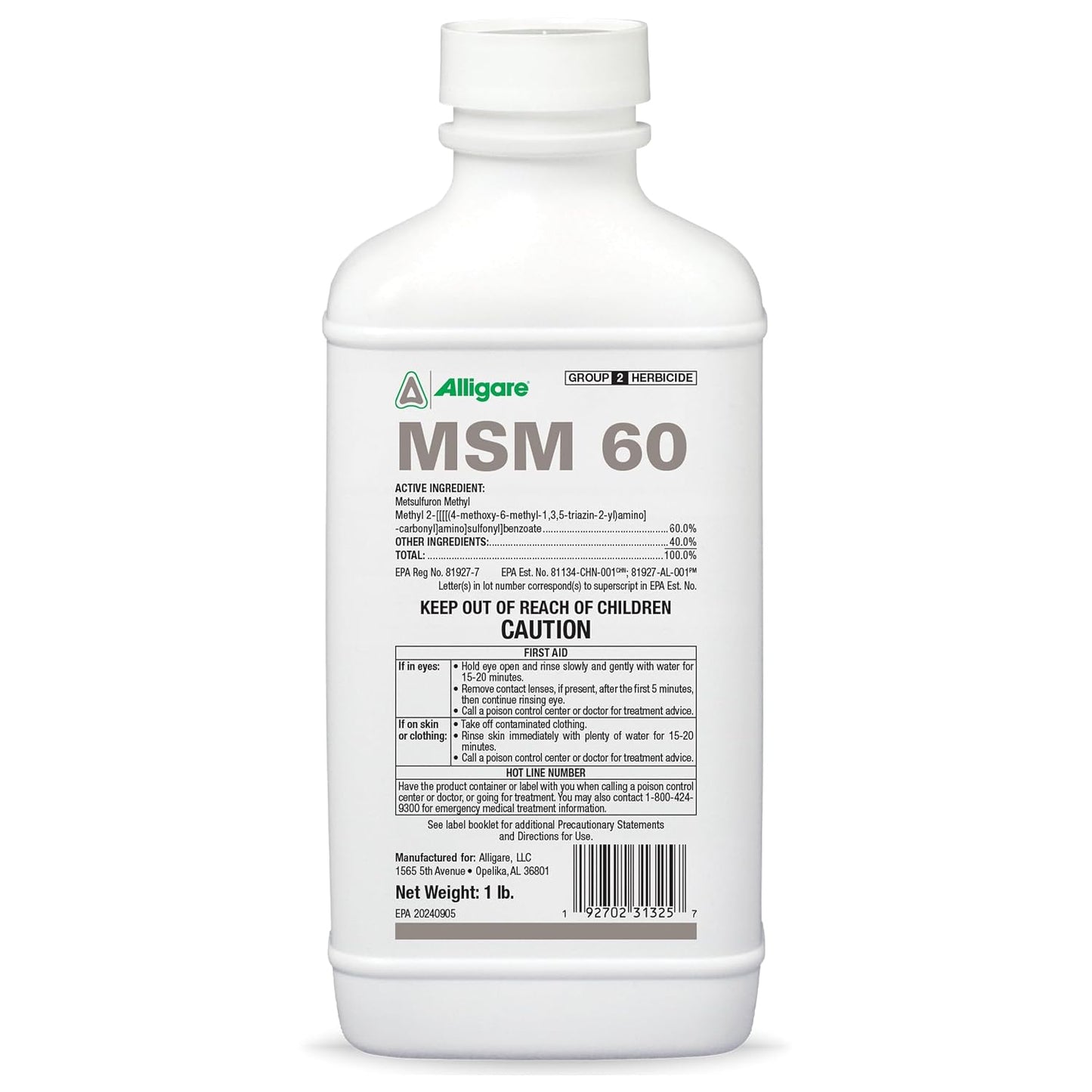 MSM 60 16 OUNCE