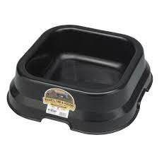 FEED PAN PLASTIC 10 QRT BLACK