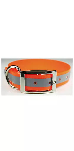 REFLECTIVE SUNGLO DOG COLLAR 1"