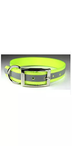 REFLECTIVE SUNGLO DOG COLLAR 1"