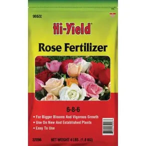 HI-YIELD ROSE FERTILIZER 6-8-6  (4 lb)