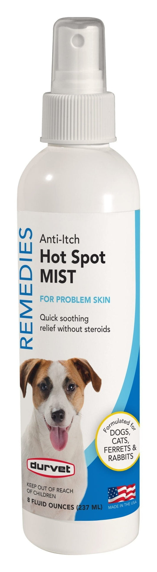 ANTI-ITCH HOT SPOT MIST DURVET 8 Ounces