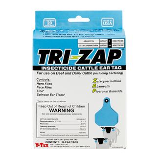 TRI-ZAP INSECTICIDE EAR TAG